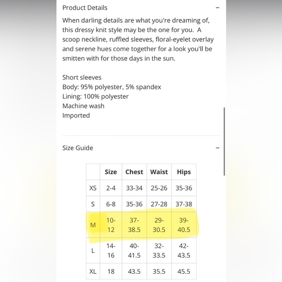 Textured Eyelet Floral Top - Picture 5 of 5